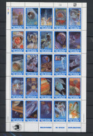 Marshall Inseln ZD Bogen 250-274 Postfrisch Astronauten #JE633 - Marshall