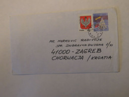 POLAND  COVER TO CROATIA - Other & Unclassified