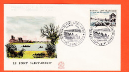 05192 ● FDC N° 561 Pont De PONT-SAINT-ESPRIT St Premier 1er Jour Emission 23 Avril 1966 F.D.C First Day Cover - 1960-1969