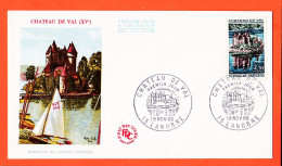 05194 ● FDC Chateau De VAL XVe Commune LANOBRE Premier 1er Jour LANOBRE Cantal 19 Novembre 1966 F.D.C First Day Cover - 1960-1969