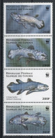 Komoren Viererstreifen 1261-1264 Postfrisch Fische #IJ359 - Comores (1975-...)