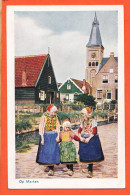 05030 ● Op MARKEN Noord-Holland Meisjes In Traditionele Kleding Fillettes En Habits Traditionnels 1910s D.B.M 69 - Marken