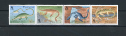 Montserrat Viererstreifen 892-95 Postfrisch Dinosaurier #IS878 - Anguilla (1968-...)