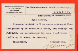 05000 / ♥️ ⭐ ◉ AMSTERDAM Noord-Holland Nederlandsche Sigaren-Fabriek LEUVENBERG 1910 Nederland Niederlande - Lettres & Documents