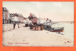 05101 ● LIEGE Quai De MAESTRICHT Luik 1910s Belgique Belgie Belgien Belgium - Liege