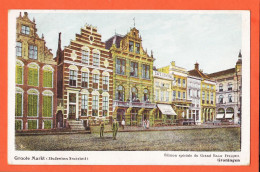 05066 ● GRONINGEN Café Central Groote Markt Studenten Societeit  1910 à DONDELINGER Longwy-Bas / Grand Bazar Français - Groningen