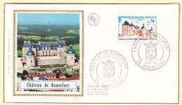 05175 ● FDC Soie Chateau De HAUTEFORT 1er Premier Jour D'Emission HAUTEFORT 5 Fevrier 1969 F.D.C  First Day Cover - 1960-1969