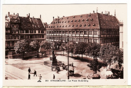 05273 ● STRASBOURG (67) STRASSBURG Nähmaschine Singer Atelier Photo Fronwein Place Platz GUTENBERG Alsace 1930s - Straatsburg