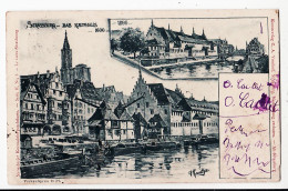 05289 ● ● STRASSBURG 1600-1899 Das KAUFHAUS Deutsches Reich Tampon Tour Cathedrale 1908-Raymond PERARD Giry-Argonne - Straatsburg