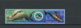 Neukaledonien Dreierstreifen 1278-1289 Postfrisch Fische #IN023 - Sonstige & Ohne Zuordnung