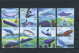 Turks Und Caicos Inseln 1594-1609 Postfrisch Wale #IN045 - Turcas Y Caicos