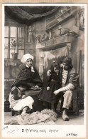 05442 / ⭐ ◉ Métier Marin Pêcheur Carte-Photo NOYER R.P.I N°3 QU'ALLONS NOUS DEVENIR 1903 à Claire ESCARGUEL Carcassonne - Visvangst