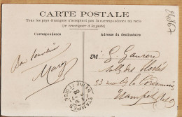 05472 / Le 13.07.1906 à GAURON Salles Des Blessés Estampes Scènes Champêtres CENTRE FRANCE Moutons Pâturage 645 Cpagr - Viehzucht