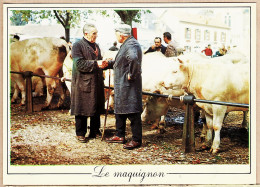 05457 / Nievre Le MAQUIGNON Marché Aux Boeufs Cpagr1980s - METIERS ANTAN Ed. Nivernaises COSNE COURS Sur LOIRE N°28 - Farmers
