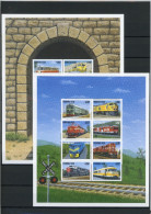 Burkina Faso Kleinbogen 1593-1608 Postfrisch Eisenbahn #IM291 - Burkina Faso (1984-...)