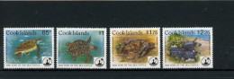 Cook Inseln 1442-1445 Postfrisch Schildkröte #IN072 - Islas Cook