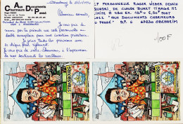 05256 / ♥ (•◡•) STRASBOURG Salon EURO COLLECTIONS 1989 Claude BURET- 4 Doc. Dont 2 Autographes De Roger WEBER Président - Strasbourg