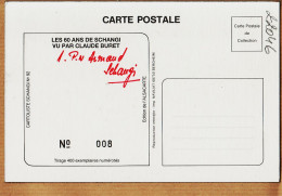 05351 ● ● Les 60 ANS De Arnaud SCHANGI Vue Par Claude BURET 1986 - BON ANNIVERSAIRE N°8/400 Association ALSACARTE  - Sonstige & Ohne Zuordnung