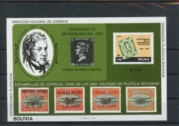 Bolivien Block 95 Postfrisch Rowland Hill #HK837 - Bolivie