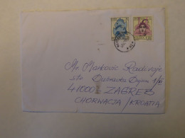 POLAND  COVER TO CROATIA - Other & Unclassified