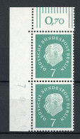 Berlin 182 W OR DZ 7 ** Falz Im Oberrand #IT910 - Unused Stamps