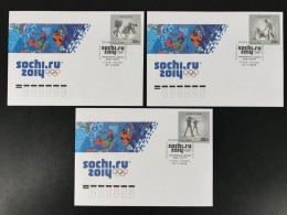 Russland 1975-1977 Olympia 2014 Sotschi Ersttagesbrief/FDC #IX706 - Sonstige & Ohne Zuordnung