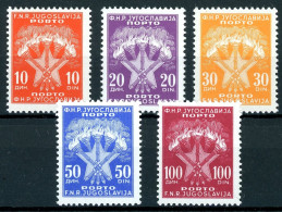 Jugoslawien Portomarken 108-12 Postfrisch #IS792 - Other & Unclassified