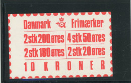 Dänemark Markenheft 29 Postfrisch Königshaus #JJ710 - Sonstige & Ohne Zuordnung