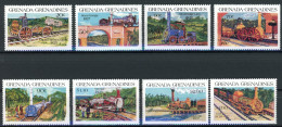 Grenada/ Grenadinen 629-636 Postfrisch Eisenbahn #IV403 - Grenada (1974-...)