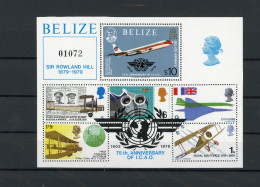 Belize Block 9 Postfrisch Luftfahrt #IS902 - Belize (1973-...)