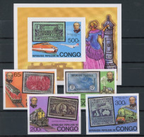 Kongo Brazza. 680-683, Block 19 B Postfrisch Rowland Hill #JM558 - Andere & Zonder Classificatie