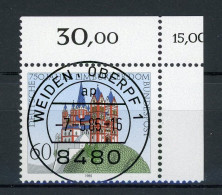 Bund 1250 KBWZ Gestempelt Weiden #IY158 - Used Stamps