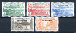 Neue Hebriden Portomarken 41-45 Mit Falz #HB480 - Vanuatu (1980-...)