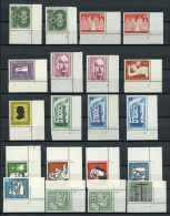 Bund Lot Eckrandmarken Aus 1956 Postfrisch Mit FN/ Formnummern #JE699 - Altri & Non Classificati