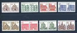 Bund DS Kleine Bauwerke 454-461 Postfrisch Waag. Paare #JE843 - Roulettes