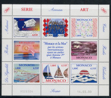 Monaco Kleinbogen 2490-2497 Postfrisch Kunst #JJ697 - Andere & Zonder Classificatie