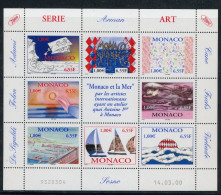 Monaco Kleinbogen 2490-2497 Postfrisch Kunst #JJ697 - Altri & Non Classificati