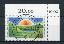 Bund 1052 KBWZ Gestempelt Frankfurt, Original-Gummi, Ungefaltet #IU612 - Used Stamps