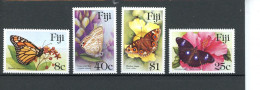 Fidschi Inseln 517-520 Postfrisch Schmetterling #JT796 - Cook