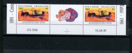 Franz. Polynesien 585 Mit Zierfeld Postfrisch Paul Gauguin #JK584 - Altri & Non Classificati