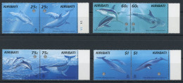 Kiribati 4 Paare 781-88 Postfrisch Delfine/ Wale #HK814 - Kiribati (1979-...)