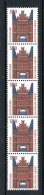 Bund Rollenmarken 5er Streifen 1938 Postfrisch Mit Nr. 240 #JM110 - Autres & Non Classés