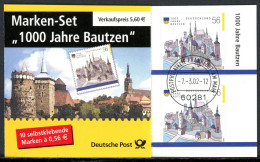 Bund Markenheftchen MH 48 A Gestempelt Frankfurt #HK631 - Sonstige & Ohne Zuordnung