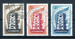 Luxemburg 555-557 Gestempelt CEPT 1956 #JM279 - Autres & Non Classés