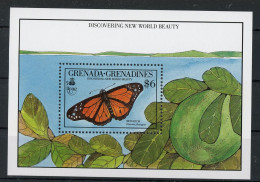 Grenada/ Grenadinen Block 188 Postfrisch Schmetterling #HB140 - Anguilla (1968-...)