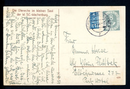 Bund 127 Auf Postkarte Einzelfrankatur #JP037 - Lettres & Documents