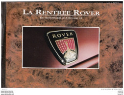 Dépliant Gamme Rover La Rentrée1993,Mini, 111L, 114 LD, 218  Sde, 418, 216 Coupé, 414 Gsi - Werbung