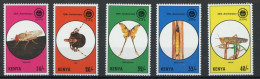 Kenia 626-30 Postfrisch Insekten #JT835 - Kenia (1963-...)