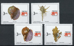 Macau 672-75 Postfrisch Muscheln #JT852 - Sonstige & Ohne Zuordnung