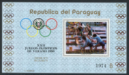 Paraguay Block 346 Postfrisch Olympia 1980 #HE745 - Paraguay